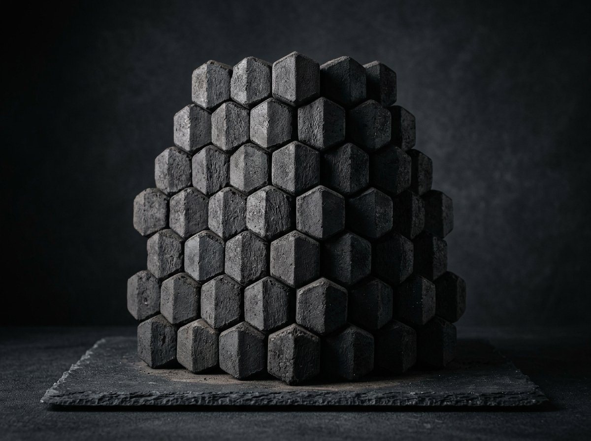 Hexagonal Charcoal